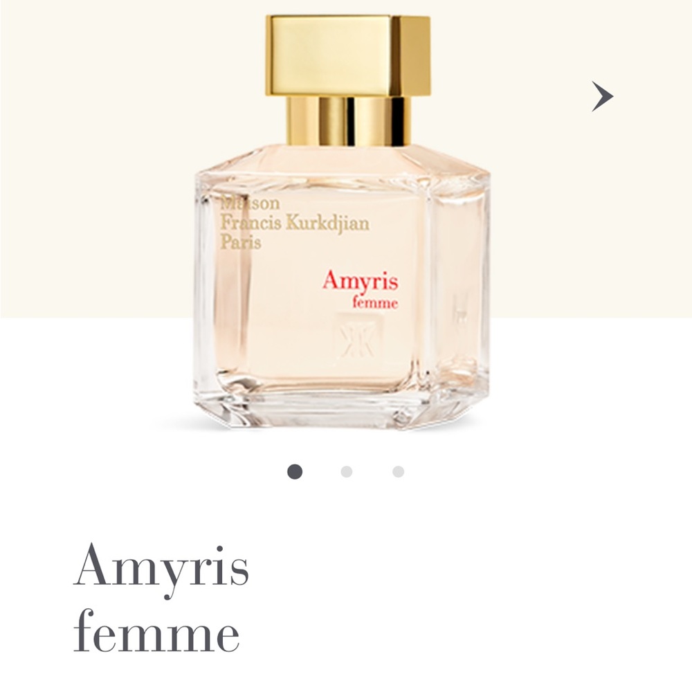 Maison Francis Kurkdjian
Paris
Amyris Femme